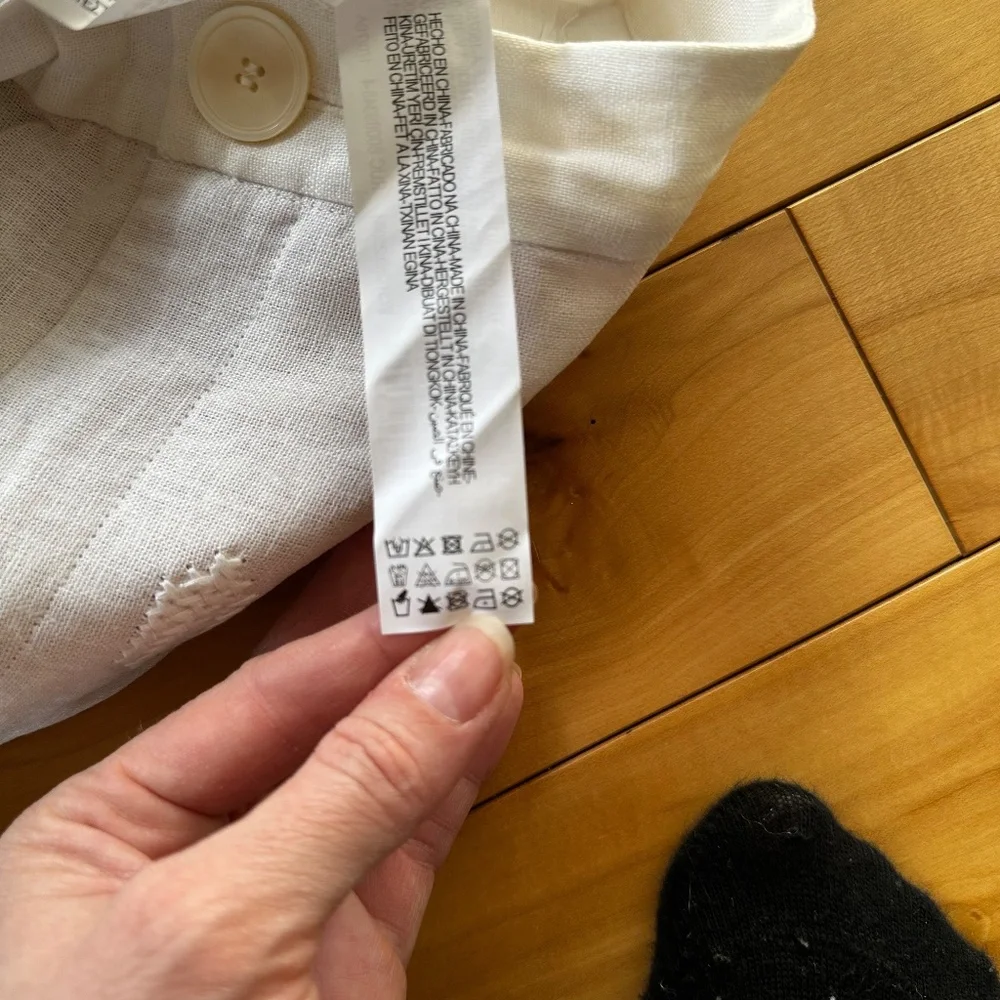 Zara white geometric